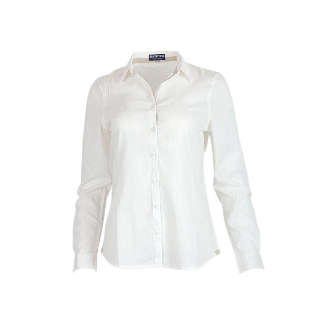 Chemise femme blanche à en lin et coton Blacks Legend