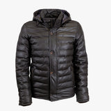 Doudoune Manches Longues en Cuir - Marron A722BL22-MA9-S - Blacks Legend