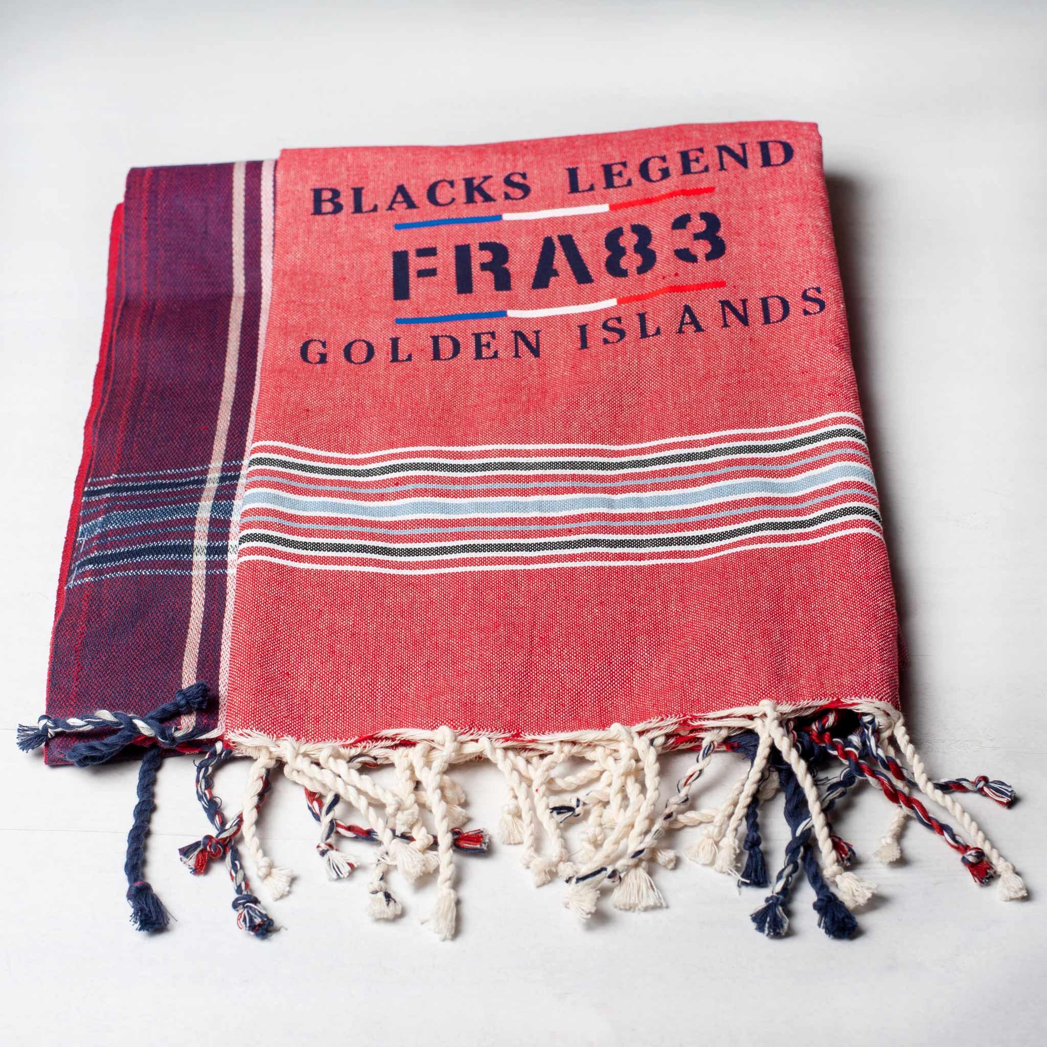 Grande fouta rouge rusty A122DB02-RO2-UNI - Blacks Legend
