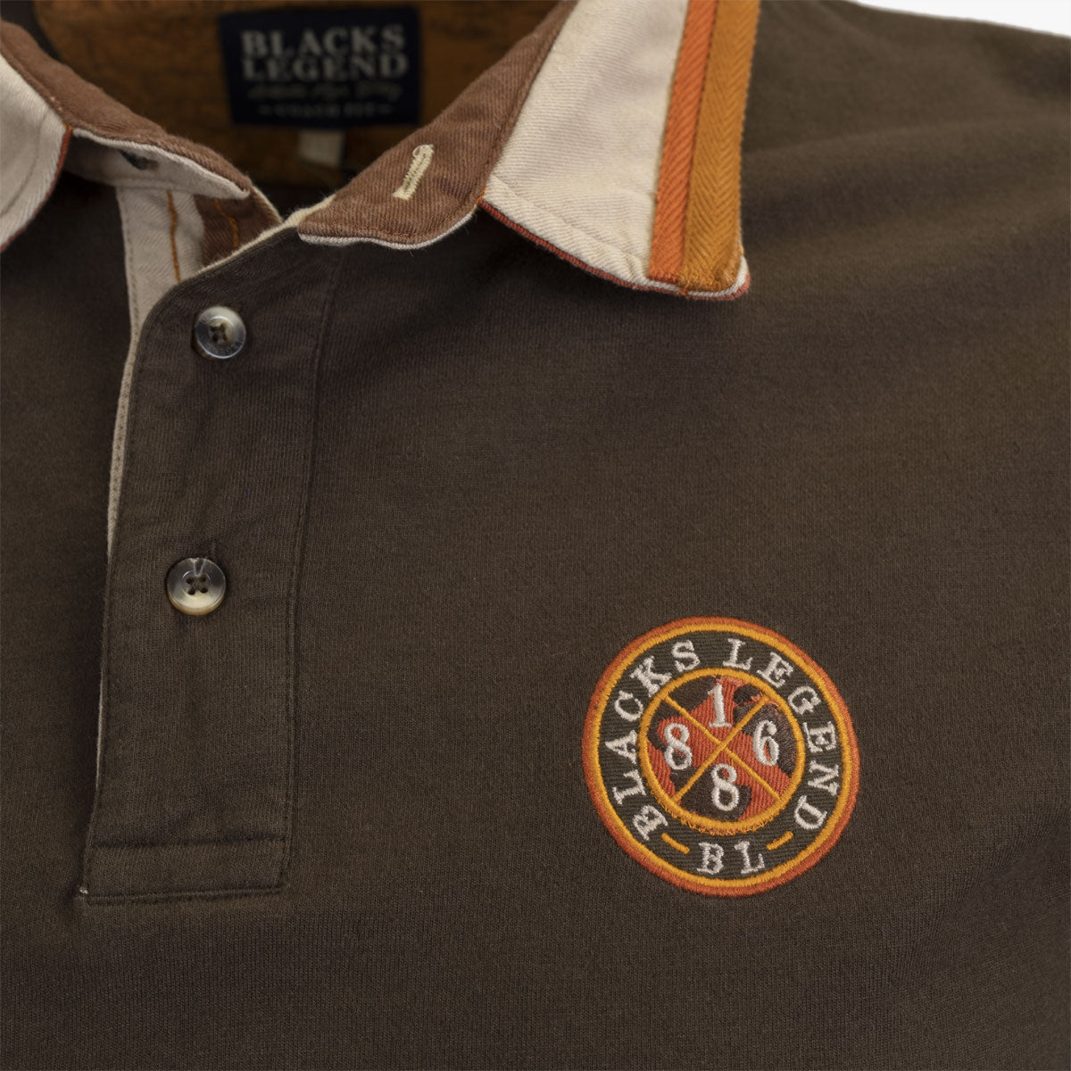 Polo Manches Longues Baroudeur Kaki A722PL10-MA9-S - Blacks Legend