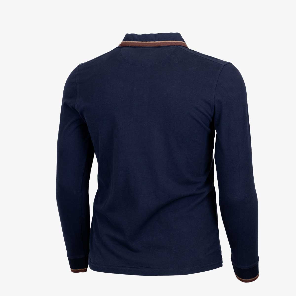 Polo Manches Longues Bleu Marine A722PL08-BL9-S - Blacks Legend