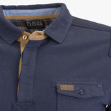 Polo Manches Longues City Bleu A722PL07-BL9-S - Blacks Legend