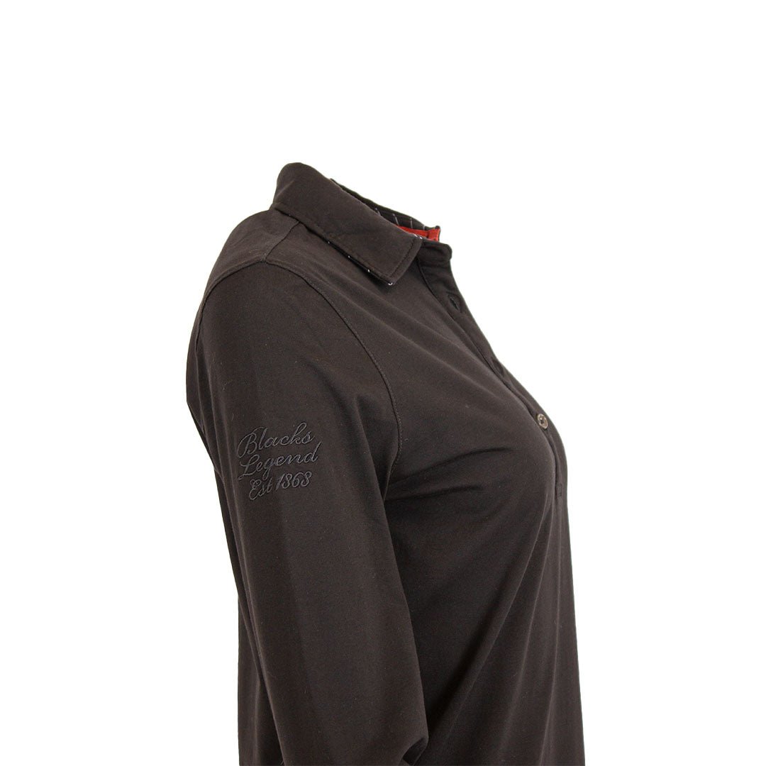 polo manches longues femme noir A612PLW03-NO9-36#40569 - Blacks Legend