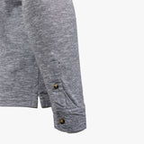 Polo Manches Longues Gris Chiné A612PL22-GR7-S - Blacks Legend