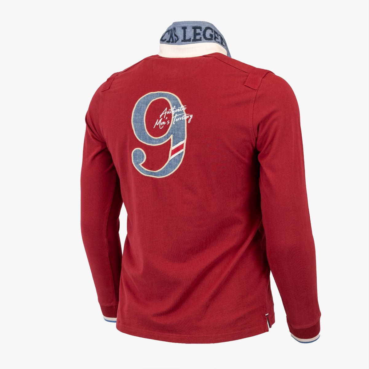 Polo Manches Longues Rugby - Rouge A722PL13-RO8-S - Blacks Legend