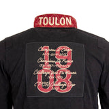 Polo noir manches longues "RCT Hall Of Fame" Blacks Legend (Zoom palmarès dans le dos)