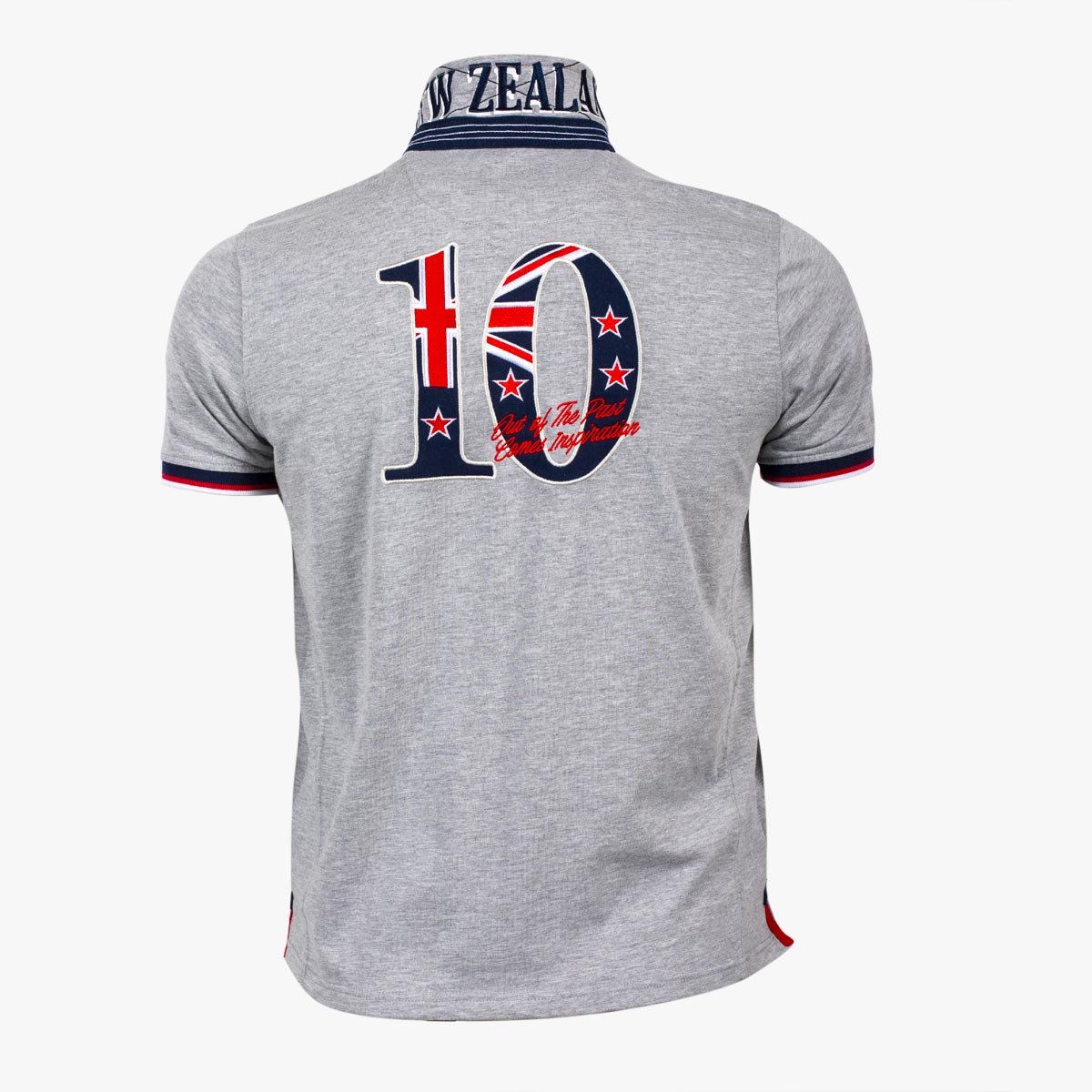 Polo Numéro 10 - Manches Courtes - Gris A612PC19-GR2-S - Blacks Legend