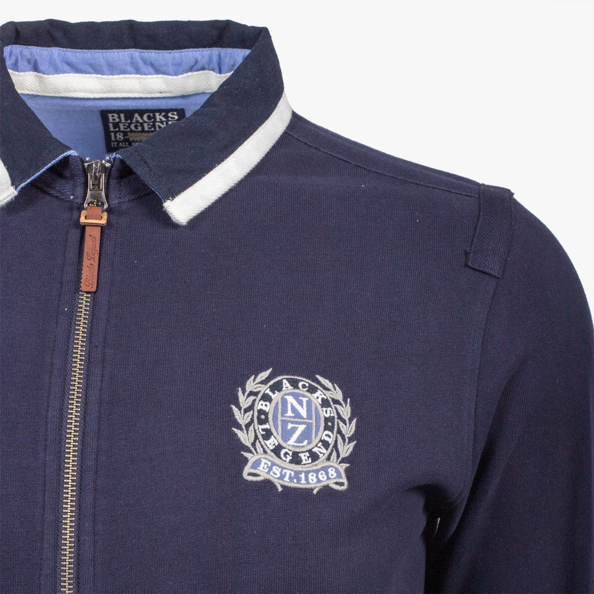 Sweatshirt Col Polo - Bleu Marine A612SW03-BL9-S - Blacks Legend